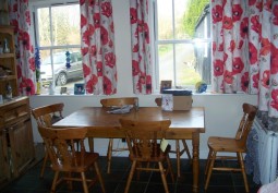 Diningroom at Welsh Cottage In Woodland Setting For Filming, Powys
