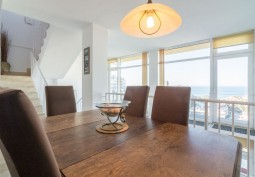 Diningroom at Triplex penthouse with views of mediterranean