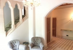 Stairway at Modernised Gothic Vicarage For Filming, Nottinghamshire