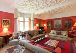 Livingroom at Scottish Castle for Filming, Highlands