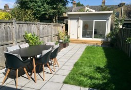 Patio / Veranda at North London: Lovely Victorian Terrace House Film Location, Middlesex