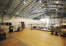 Aircraft Hanger at Large Hangar For Filming, Glamorgan