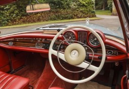 Car (Vintage) at Classic Mercedes Convertible for Filming, County Durham