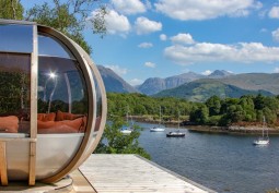 Pontoon at Scottish Stately Home For Filming, Highlands