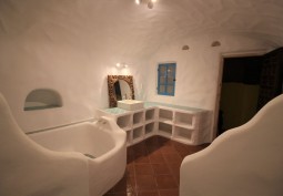 Bathroom at Spanish Cave House For Filming