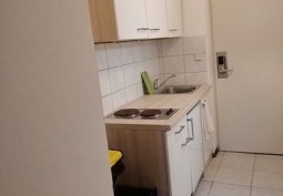 Kitchen at Hotel Room For Filming