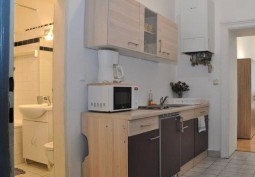 Kitchen at Hotel Room For Filming