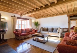 Livingroom at Detached 16th Century Farmhouse For Filming, Glamorgan