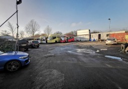 Coronavirus-Friendly at Commercial Bus & Coach Garage For Filming, Essex