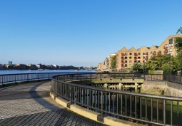 Daytime, Bridge at Jetty In London For Filming, London