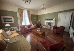 Livingroom, Fireplace at Large Victorian Farmhouse For Filming, Northumberland