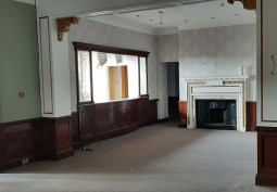 Flooring, Floor at Disused Hotel With Distressed Interior For Filming, Hertfordshire