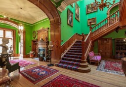 Staircase (Sweeping) at Scottish Country Estate For Filming, Dumfries & Galloway