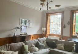 Livingroom at Double Storey Georgian Flat for Filming, Edinburgh
