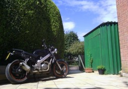 Shed, Patio / Veranda at Open Plan One Bedroom Home For Filming, Middlesex