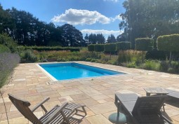 Swimming-pool at Tudor Property with Pool And Vineyard For Filming, Hertfordshire