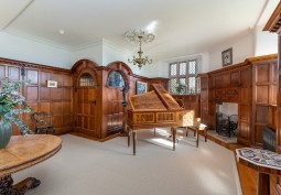 Hall, Fireplace, Piano