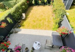 Patio / Veranda, Garden (Rear, Large) at Modern Townhouse In Residential Area Of Brussels Available For Filming