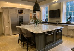 Kitchen (With Island), Kitchen (Coloured units)