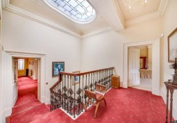 Staircase (Sweeping) at Period Georgian Manor In Yorkshire For Filming, South Yorkshire