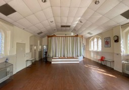 Stage, Community Center, Wooden Floor