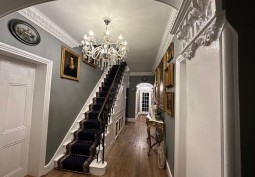 Stairway / Staircase at Grade II Listed Regency Villa For Filming, Bedfordshire