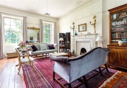 Livingroom, Fireplace at Gorgeous Grade II Listed Georgian House For Filming, Lincolnshire