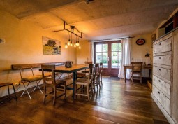 Diningroom at Charming Farm house In Belgium For Filming
