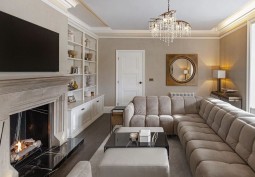 Livingroom, Fireplace at Stunning Detached Home For Filming, South Yorkshire