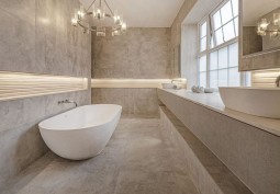Bathroom (Large), Bathroom (Roll Top) at Stunning Detached Home For Filming, South Yorkshire