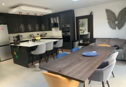 Kitchen (With Island), Kitchen (Coloured units), Kitchen (Modern), Kitchen With Table