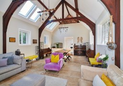 Livingroom, Vaulted Spaces, Styled Ceiling