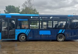 Bus / Coach, Coronavirus-Friendly at Blue Single Decker Bus For Filming, Essex