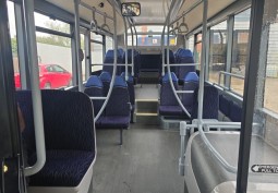 Transport, Public transport at Blue Single Decker Bus For Filming, Essex