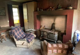 Fireplace at Rural Farm House For Filming, Northern Ireland