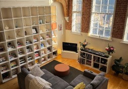 Livingroom at Spacious And Stylish Loft Apartment For Filming, London