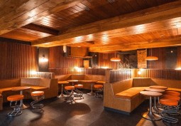 Wood, Interior design at Beautiful Restaurant And Cocktail Bar For Filming, London