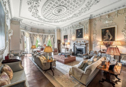 Livingroom, Fireplace, Styled Ceiling