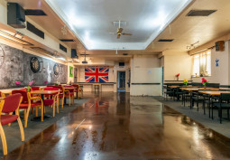 Ceiling, Interior design at London Social Club For Filming, London