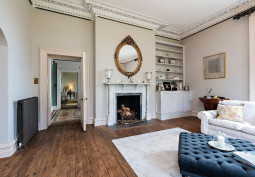 Livingroom, Fireplace at Period Country House And Agricultural Estate For Filming