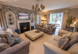 Livingroom at Detached Period Property Set In An Acre Of Beautiful Gardens For Filming, Cheshire