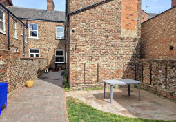 Wall, Brick at Two Storey Victorian End Terrace For Filming, County Durham