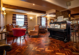 Piano, Pub / Bar at Former Inn With Panoramic Views Across The Peak District For Filming, Cheshire