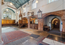 Brick Wall, Windows, Styled Ceiling, Stone Wall at Church With Stunning Features For Filming, London
