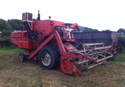 Coronavirus-Friendly at Combine Harvester For Filming, Cumbria