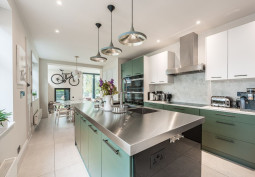 Kitchen (With Island), Kitchen (Coloured units), Kitchen (Modern), Kitchen With Table, Kitchen (Electric/Induction Hob)