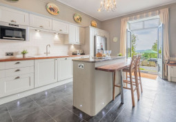 Kitchen (With Island), Kitchen (Cream or White units), Kitchen (Modern), Kitchen With Table, Kitchen (Electric/Induction Hob) at Gentleman's Residence For Filming, Cumbria