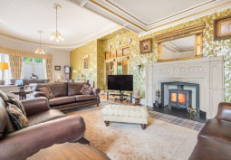 Livingroom, Fireplace at Gentleman's Residence For Filming, Cumbria