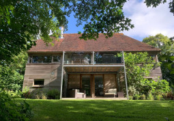 Exterior, Barn, Balcony, House / Cottage Exterior at Renovated Barn Set in 17 Acres with Modern Amenities for Filming, West Sussex
