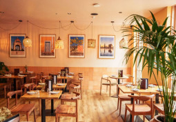 Restaurant at Vibrant Bright Mexican Restaurant for Filming, London